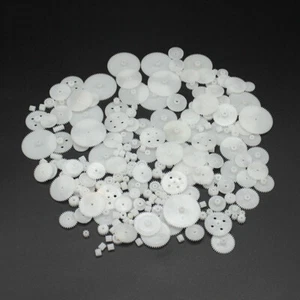 200-1000pcs Mixed Plastic Toothed Wheels Sector Gears Module 0.5 Toy Robot Parts - Picture 1 of 6