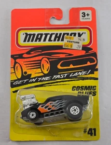 Matchbox Cosmic Blues New Look (1996) Black Toy Car #41/75 Dodge Hemi - Picture 1 of 6