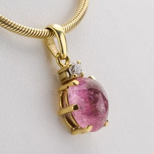 Lab-Created Sapphire 2Ct Oval Cut Fancy Women's Pendant 14K Yellow Gold Plated - Picture 1 of 3