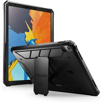 For iPad Pro 11 2018 Case Poetic [Screen Shield] Shockproof Hard Cover Black - Image 1 of 4