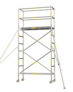 Aluminium Mobile Tower Scaffold, Short Series SH-30 (3.0m Platform High) - Picture 1 of 11