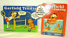 Rare Vintage Garfield A-Maze-Ing Fish Flip & Tennis Games   Ages 4 And Up (B7).