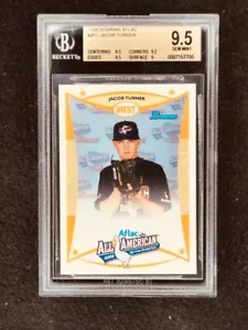 Jacob Turner 2008 AFLAC Bowman Rookie Card RC graded grade BGS 9.5 GEM MINT - Picture 1 of 2
