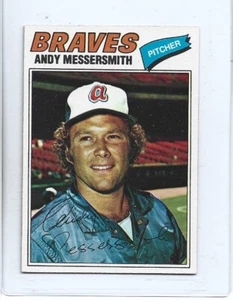 Andy Messersmith 1977 Topps Baseball Card #80-Atlanta Braves - Picture 1 of 2