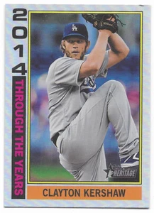 2025 Topps Heritage Through the Years Holographic Clayton Kershaw (TTY-21) SP - Picture 1 of 2