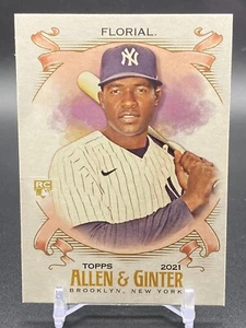 2021 Topps Allen & Ginter #268 Estevan Florial RC New York Yankees Baseball - Picture 1 of 2