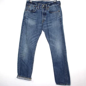 Pantalones de mezclilla RRL Double RL para hombre medianos 28 x 29 talla 30 calce ajustado ribete K589 - Imagen 1 de 7
