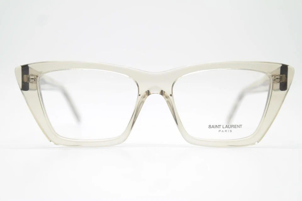 Lunettes Saint Laurent SL 276 MICA Transparent Argent Carré Monture Neuve - Photo 1/4