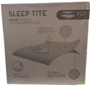Malouf Sleep Tite Pr1me Smooth Mattress Protector Split California King Bed - Picture 1 of 6
