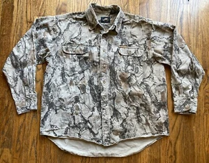 Vintage Natural Gear Tarnhemd Herren XL Langarm Knopfleiste Jagd Sämisch - Bild 1 von 11