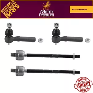 4PC Inner & Outer Tie Rod End Set for Mazda B2300 B3000 B4000 Ford Ranger ES3461 - Picture 1 of 8