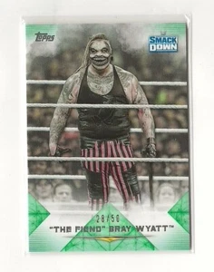 2020 Topps WWE Undisputed Green /50 The Fiend Bray Wyatt #30 - Foto 1 di 1