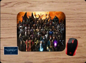 MORTAL KOMBAT CHARACTER COLLAGE AWESOME PC MOUSE PAD DESK MAT HOME OFFICE GIFT - Picture 1 of 1