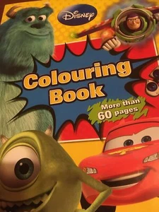 NEW Disney PIXAR COLOURING book over 60 pages to COLOUR IN 9781472312297 - Picture 1 of 4