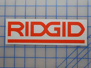 Ridgid Decal Sticker 5.5" 7.5" 11" Tools Box Saw Table Drill Wrench Shop Vac Bit - Picture 1 of 2