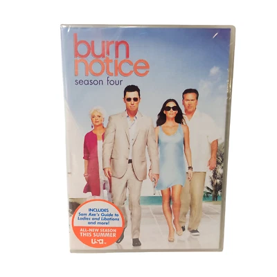Burn Notice Complete Season 4 DVD TV Series Action Drama Espionage Intelligence - Image 1 of 4