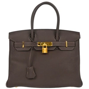 Hermes Macassar Togo Birkin 30 Handbag XTI791BX 176626 - Picture 1 of 10