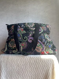 Vera Bradley Reisetasche schwarz und Paise - Bild 1 von 9