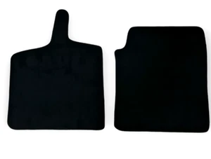 Front Car Floor Mats Velour For Smart For Two Waterproof Black Carpet Liners 2pc - Foto 1 di 12