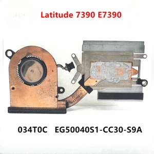 For DELL Latitude 7390 E7390 Laptop CPU Cooling FAN 034T0C EG50040S1-CC30-S9A - Photo 1/5