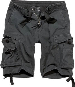 Brandit Vintage Shorts in Black - Picture 1 of 33