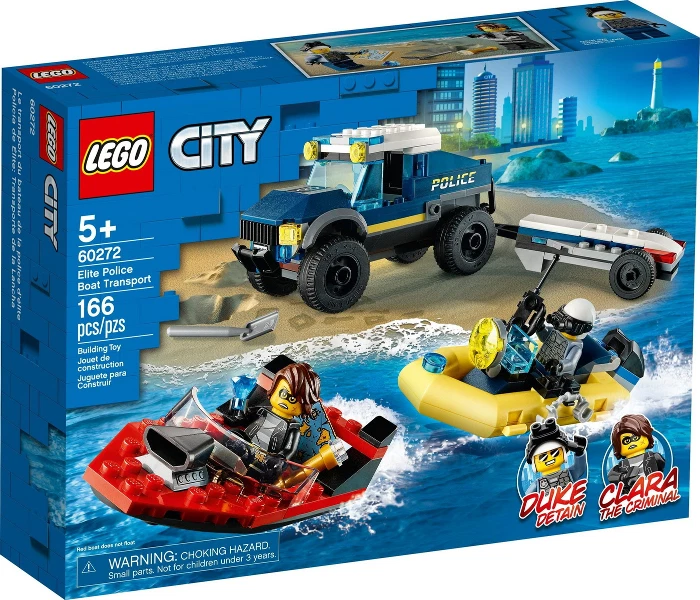 Lego City 60272 - Elite Police Boat Transport NEW - Image 1 of 1