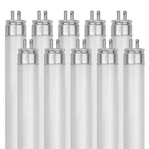 Pack Of 10 F8T5/CW 8 Watt 12" T5 Linear Fluorescent Light Bulb 4100K FREE SHIP!! - Picture 1 of 1