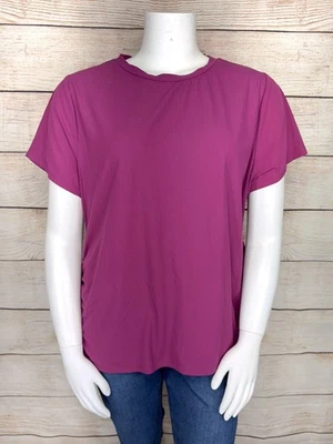 Camiseta activa TORRID Active 2 Performance Core Rib manga corta ceñida lateral Foto 1 de 4