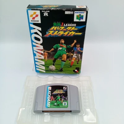 Jikkyou J League Perfect Striker N64 Nintendo64 Boxed Japan No Manual - Image 1 of 4
