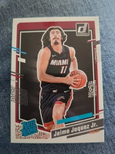 Donruss Jamie Jaquez Jr. 2023-24 Tarjeta de novato clasificado #213 Miami Heat RC de la NBA  - Imagen 1 de 2