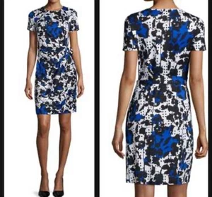 Diane Von Furstenberg Womens Floral Silk Dress Tie Waist Size 10 - Picture 1 of 6