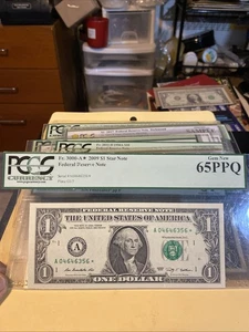 π 2009 PMG 65 STAR NOTE $1 Dollar GEM Uncirculated - Picture 1 of 2