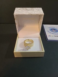 Charter Club Anello in cristallo tono oro, 7 - Foto 1 di 4