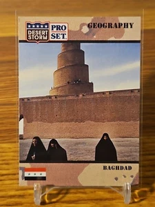 #5 Baghdad 1991 Pro Set Desert Storm Geography - Picture 1 of 2