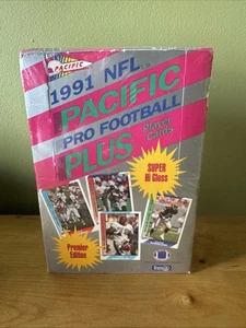1991 Pacific Plus Premier NFL Football 36 Pack Box Factory Sealed Pack - Picture 1 of 2