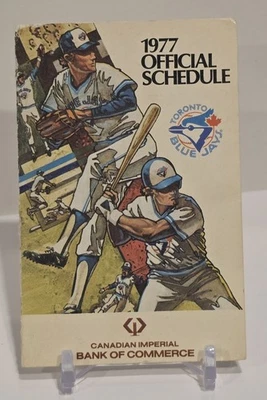 1977 TORONTO BLUE JAYS POCKET SCHEDULE INAUGURAL SEASON - Image 1 of 3