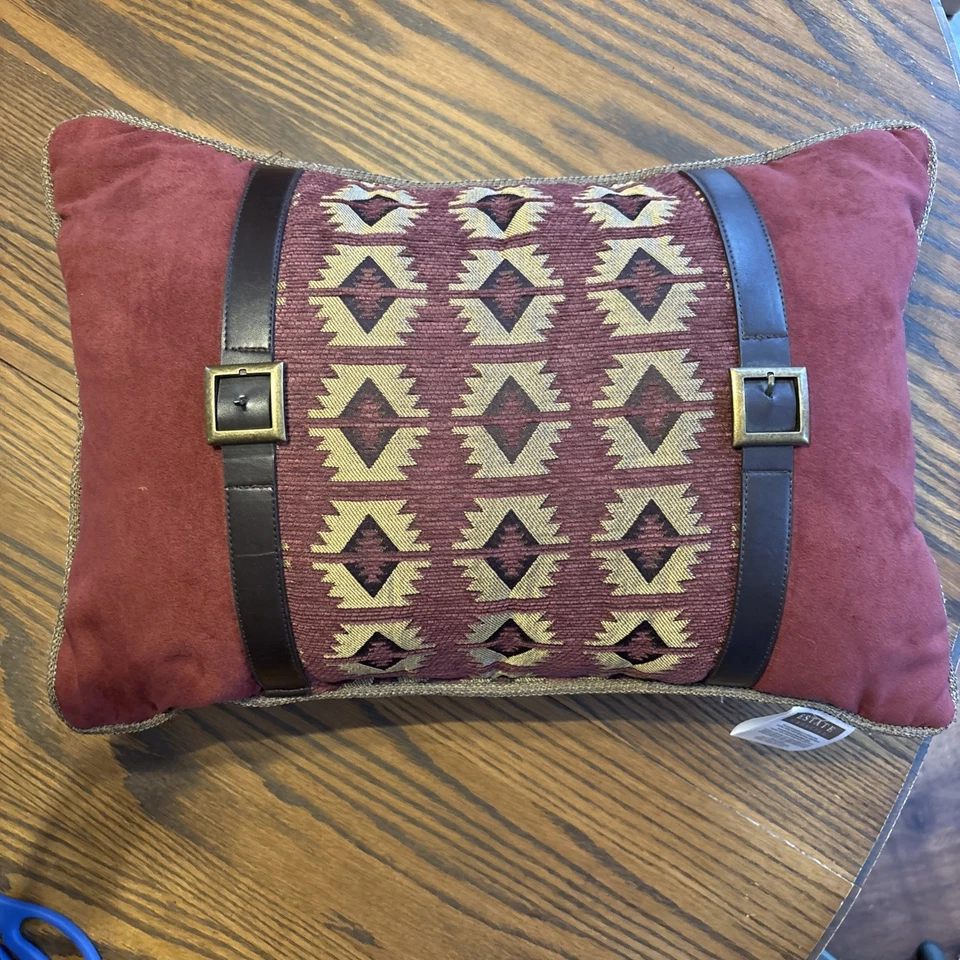 estate croscill decorative geometric design throw pillows - Image 1 of 4