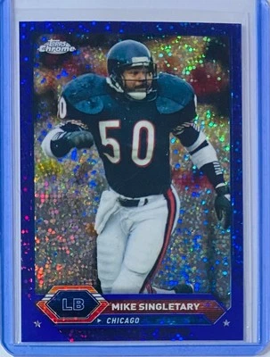 2023 Topps Composite Purple Speckle Refractor #25 Mike Singletary - Bears - Image 1 of 2