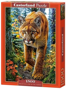 NEW Castorland Jigsaw Puzzle 1500 Pieces Mountain Lion In The Forest - Picture 1 of 2