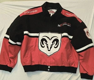 Vintage Dodge Motorsports Racing Jacket XXL Racing Champions NASCAR Black Red... - Picture 1 of 10
