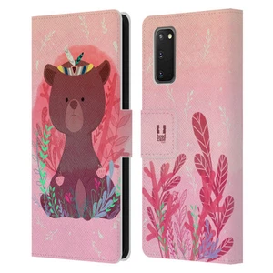 HEAD CASE DESIGNS WOODLAND ANIMALS LEATHER BOOK WALLET CASE FOR SAMSUNG PHONES 1 - Picture 1 of 10