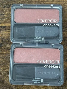 CoverGirl Cheekers Blush, Soft Sable #120 0.12 oz - 2 Pack - Picture 1 of 3