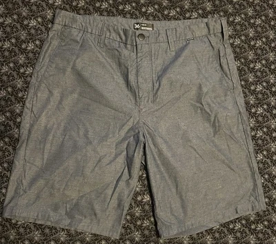 Nike Dri Fit Hurley Men's Athletic Chino Shorts Blue, Size 36 - Image 1 of 4