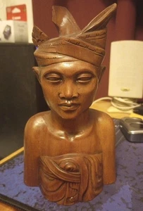 Figura de madera tallada de colección estatua de Bali N.E.I. - Imagen 1 de 8