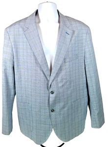 Tailorbyrd Collection Herren Sport Mantel 46R • blau kariert Blazer Jacke - Bild 1 von 19