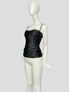 Dolce & Gabbana | Bustier-Top aus Seiden-Satin mit Rüschen | IT42/ US6 - Bild 1 von 9