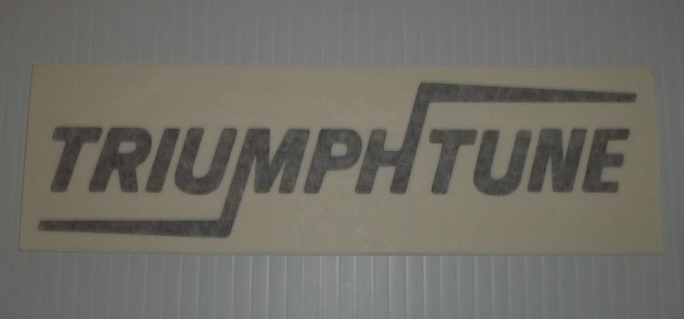 Novo Adesivo Decalque Logotipo Triumph Tune TR6 TR7 TR8 V8 GT6 Spitfire Sprint - Imagem 1 de 1