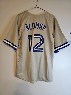 Roberto Alomar Signed Custom Toronto Blue Jays Jersey JSA HOF 2011 - Image 1 of 4