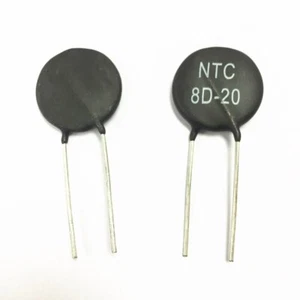 1 Stück Von Ntc Thermistor 8D-20 8OHM Neu Fertig IN Italien - Bild 1 von 1