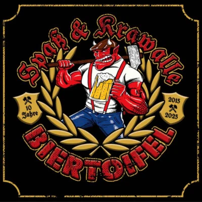 Biertoifel - Spaß & Krawalle [LP][gold with red splatter] - Bild 1 von 3